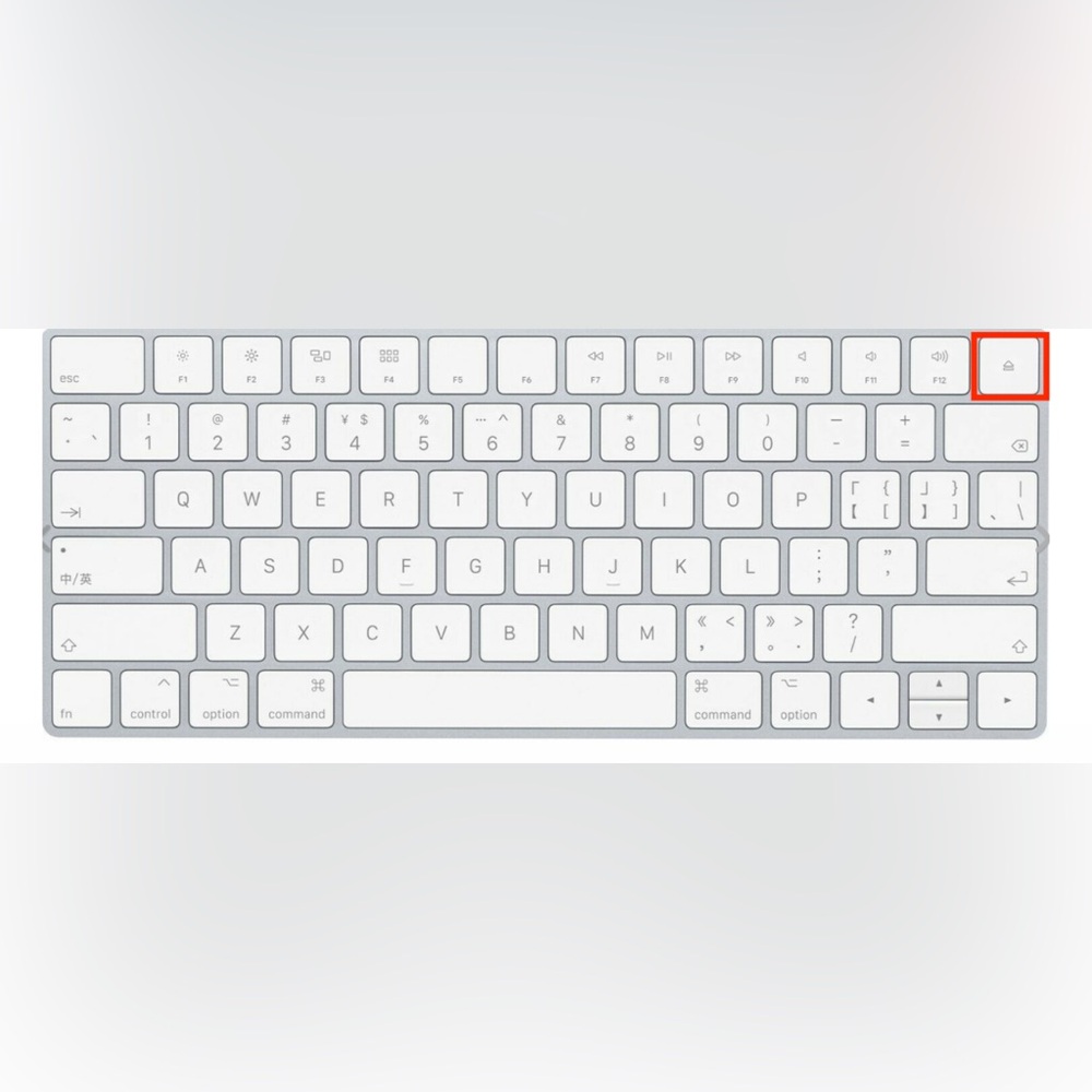 Wireless White Keyboard